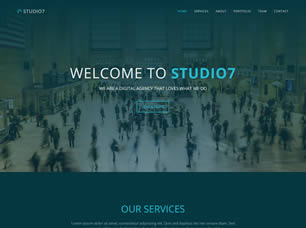 Studio7 Free Website Template