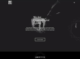 R Studio Free Website Template
