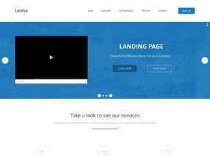 Landiya v1.0.1 Free Website Template