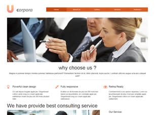 Ucorpora Free Website Template