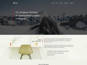 Laura Free CSS Template