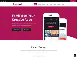 Appfast Free Website Template