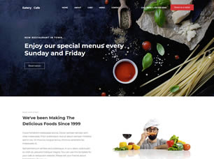 Eatery Free Website Template