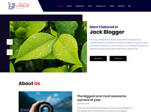 Jack Free Website Template