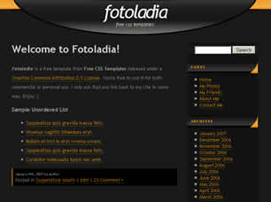 Fotoladia Free Website Template