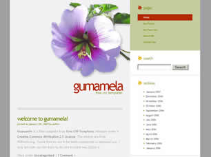Gumamela Free CSS Template