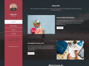 Reflux Free CSS Template