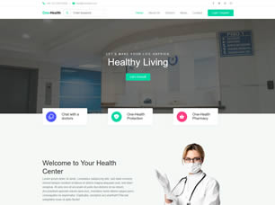 One Health Free CSS Template