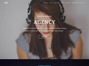 xBE Free Website Template
