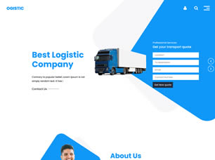 Ogistic Free Website Template