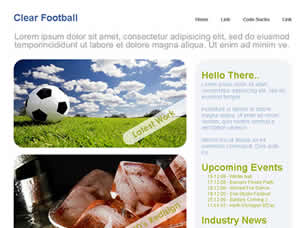 Clear Football Free CSS Template