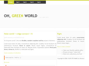 Oh, Green World Free CSS Template