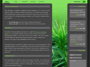 Greenery Free Website Template