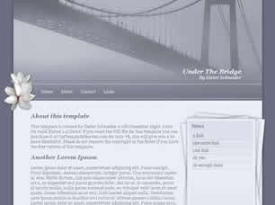Under The Bridge Free Website Template