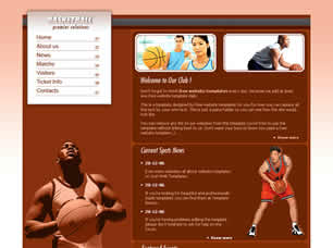 Basketball Free CSS Template