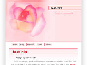 Rose-Kist Free Website Template