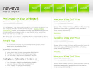 Newave Free Website Template