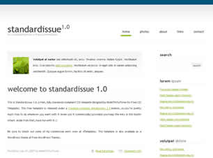 StandardIssue 1.0 Free CSS Template