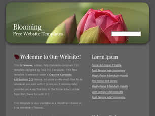 Blooming Free CSS Template