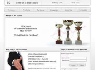 SilkSun Corporation Free Website Template