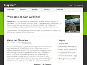 Blogsmith Free Website Template