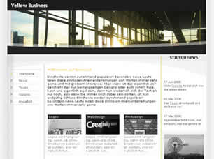 Yellow Business Free Website Template