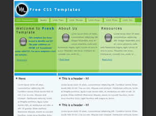Fresh Free CSS Template