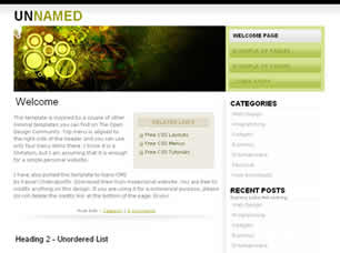 Unnamed Free Website Template