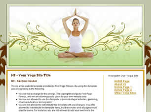 Yoga Free CSS Template