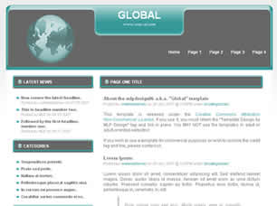 Global Free Website Template