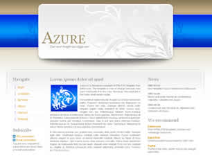 Azure Free CSS Template