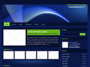 Transmission 01 Free CSS Template