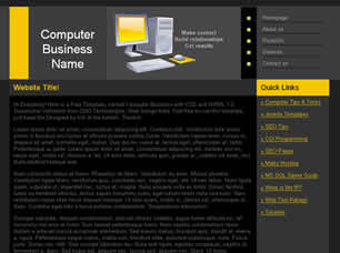 Computer Business Free Website Template