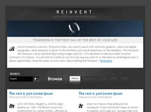 Reinvent Free CSS Template