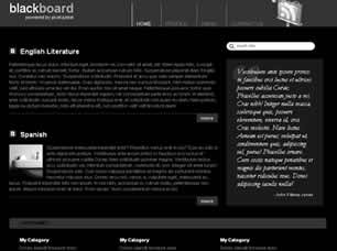 Blackboard Free CSS Template