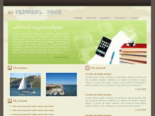 My Personal Page Free CSS Template