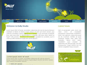 Dally Design Studio Free CSS Template