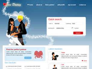 Love Dating Free CSS Template