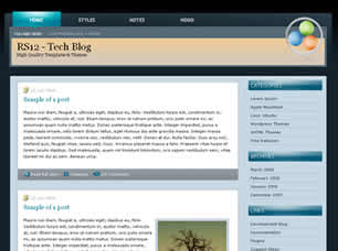 RS Tech Blog Free CSS Template