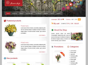 Flower Shop Free CSS Template