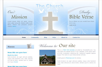 website template image
