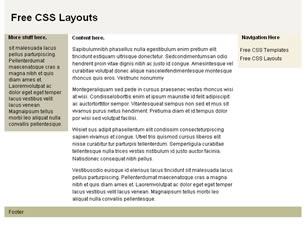 CSS Layout 2 Free Website Layout