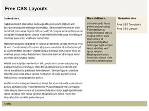 CSS Layout 4 Free Website Layout