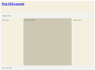 CSS Layout 110 Free Website Layout