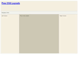 CSS Layout 111 Free Website Layout