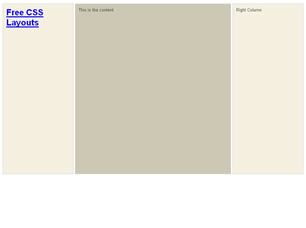 CSS Layout 115 Free Website Layout