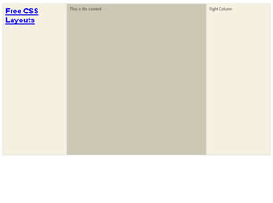 CSS Layout 116 Free Website Layout