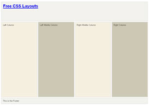 CSS Layout 120 Free Website Layout