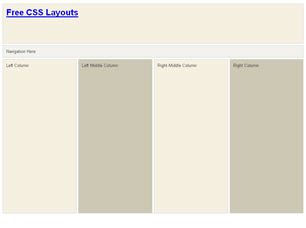 CSS Layout 121 Free Website Layout