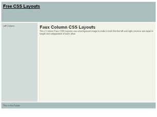 CSS Layout 127 Free Website Layout